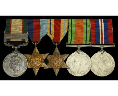 Five: Aircraftman R. V. J. Tremlett, Royal Air Force  India General Service 1936-39, 1 clasp, North West Frontier 1937-39 (51