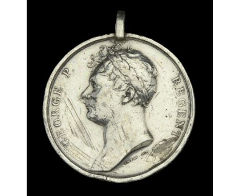Waterloo 1815 (Roger Wadmore, 11th. Reg. Light Dragoons.) fitted with replacement silver clip but lacking suspension ring, he