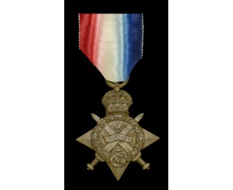 1914 Star (7067 Pte. E. T. Josephs. 1/R. Ir: Rif.) regimental number slightly double struck, good very fine £60-£80  ---  Edm
