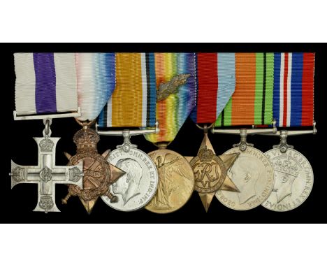 A Great War ‘Western Front’ M.C. group of seven awarded to Major R. A. Raphael, Royal Warwickshire Regiment  Military Cross, 
