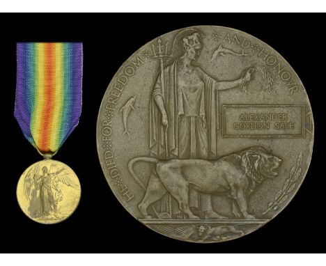 The Victory Medal awarded to Lieutenant A. G. Sale, 3rd (Reserve) Battalion, King’s African Rifles, late Trooper, Piooneer Co