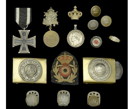 Germany, Prussia, Iron Cross 1914, Second Class breast badge, silver with iron centre; together with a miscellaneous selectio