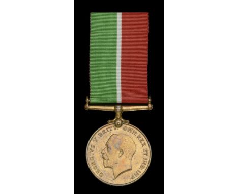 Mercantile Marine War Medal 1914-18 (William G. Thorne) nearly extremely fine  £60-£80  ---  William G. Thorne died when the 