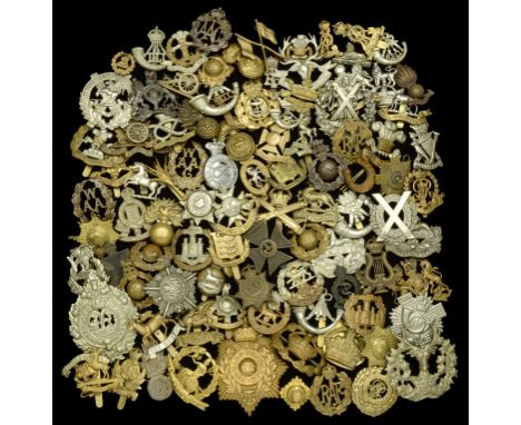 Miscellaneous Military Badges. A miscellaneous selection, including cap badges for the Scots Guards, Queens, Buffs, Royal War
