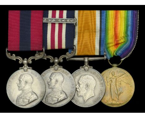 A Great War Western Front ‘Flesquieres’ September 1918 D.C.M., and M.M. and Second Award Bar group of four awarded to Private