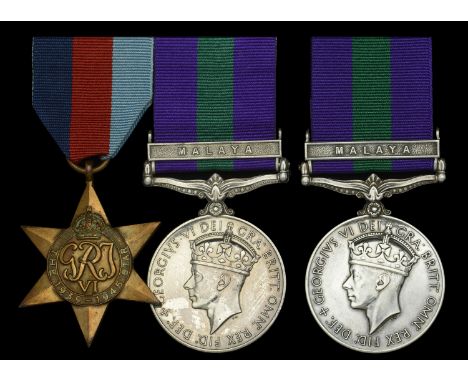 Pair: Corporal A. Parkinson, Royal Army Ordnance Corps 1939-45 Star; General Service 1918-62, 1 clasp, Malaya, G.VI.R. (22230