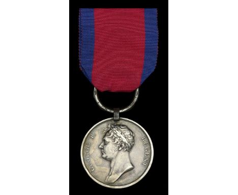 Waterloo 1815 (Samuel Bull, 1st. Reg. Dragoon Guards.) fitted with original steel clip and later split ring suspension, edge 