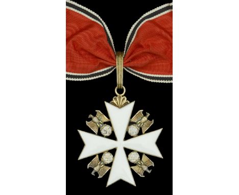 A German Second World War Order of the German Eagle First Class Without Swords. Very nice example of the Eagle Order First Cl