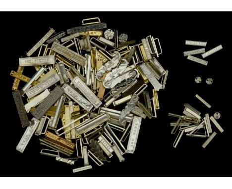 Copy Clasps. A selection of miscellaneous copy clasps, both full-size and miniature, the full-size including Balaklava (2); A