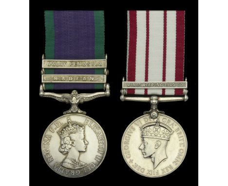 General Service 1962-2007, 2 clasps, Radfan, Malay Peninsula (K.965240 J. Scott. L.M.(E). R.N.); together with a Naval Genera