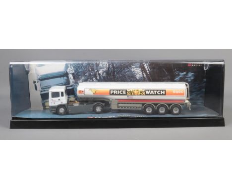 Corgi Model Truck Issue comprising No. 75104 ERF Tanker in the livery of Esso.  