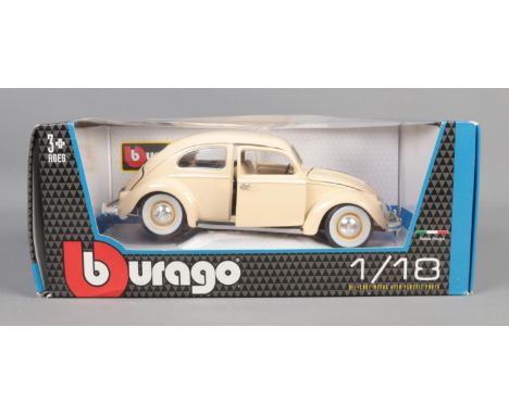 Burago 1:18 Scale Die Cast model of a 19575 Volkswagen Kafer Beetle.  