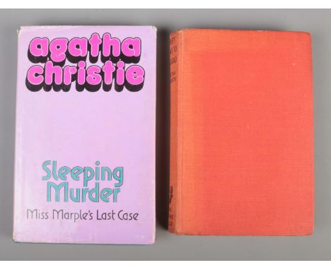 Two Agatha Christie novels. They Came To Baghdad (first edition) published for The Crime Club by Collins, 1951 and Sleeping M