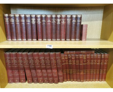 Fifteen volumes of Dickens, together with childrens encyclopedia by Arthur Mee and fourteen volumes of the New Educational li