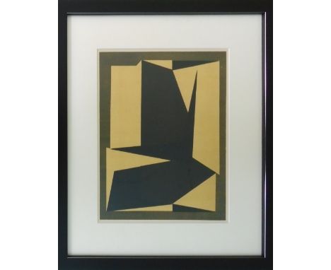 VICTOR VASARELY, 'Untitled Study for a Tapestry', limited edition: 1000, lithograph, 1979, ref. Poligrafa, 28cm x 23cm, frame