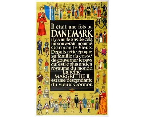 Original vintage poster - Il etait une fois au Danemark il y mille ans de cela un souverain nomme Gormon le Vieux. Depuis cet