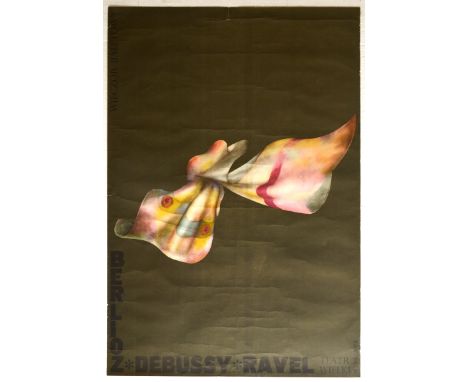 Original vintage advertising poster for a ballet performance at the Grand Theatre in Warsaw - Teatr Wielki w Warszawie - Symf