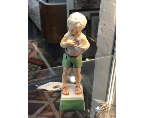 A Royal Worcester figure, Friday's Child is Loving and Giving, number 3261. 