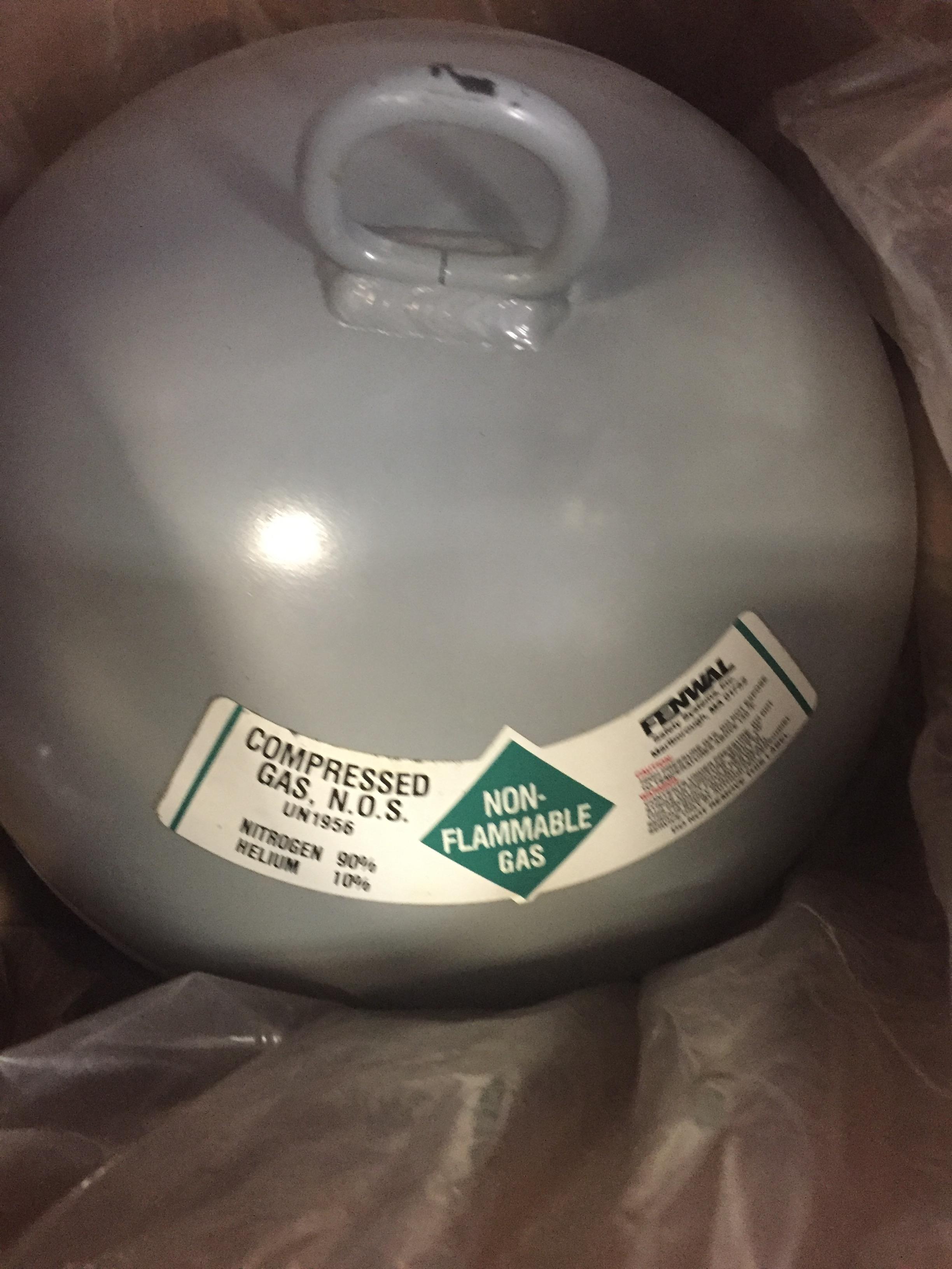 PALLET OF IZ FENWAL COMPRESSED GAS N.O.S UN1956 90 NITROGEN 10 HELIUM