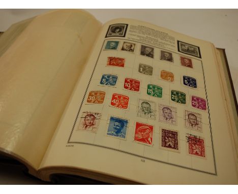 The Diplomat stamp album and contents to include mainly Commonwealth examples