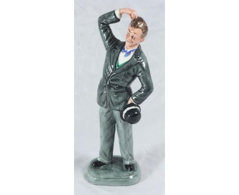 A Royal Doulton ceramic figure of 'Stan Laurel', 'HN2774' limited edition number 2,977/9,500. 24cm high 