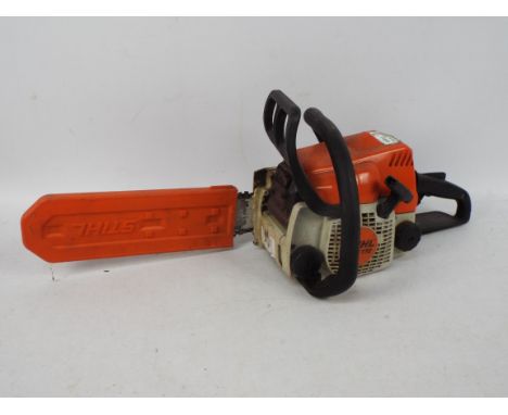 A Stihl chainsaw, model MS170.