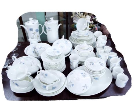 Extensive Wedgwood 'Ice Rose' pattern dinner, tea and coffee service, pattern R4306