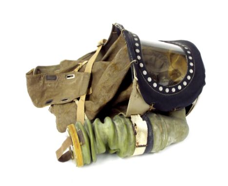 Vintage government issue child's gas mask