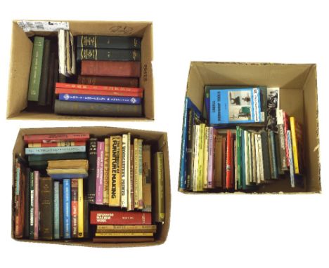 Large quantity of books and pamphlets relating to the making of antique furniture; also a quantity of books relating to mecha