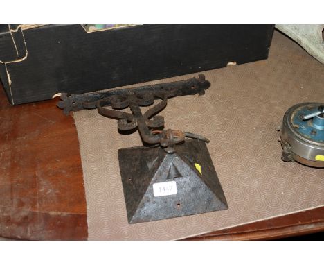 A hanging lamp bracket