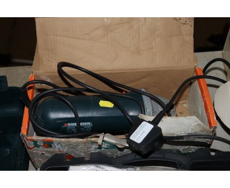 A Black & Decker grinder