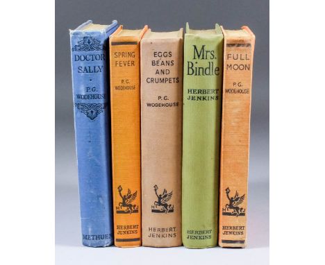 P.G. Wodehouse - A collection of books, including - "Doctor Sally", published by Methuen & Co Ltd, London 1932 (one cloth cov