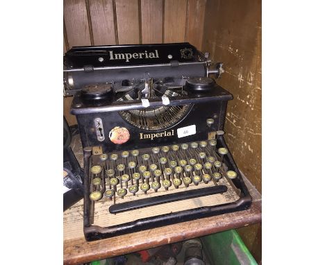 An Imperial typewriter 