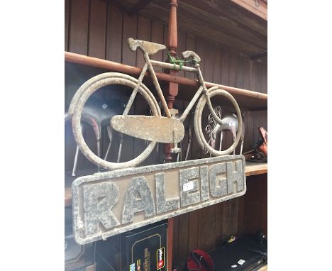 A vintage Raleigh sign 