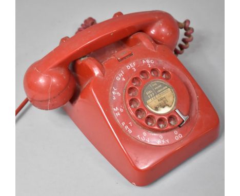 A Vintage Red Telephone 