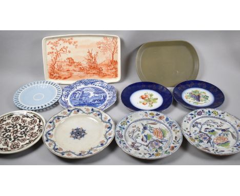 A Collection of Various Decorated Plates to Include Copeland Spode Italian etc 