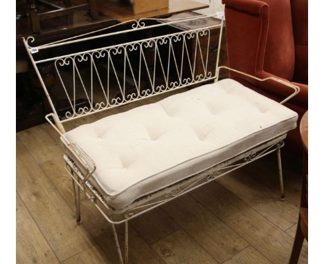 A garden bench
