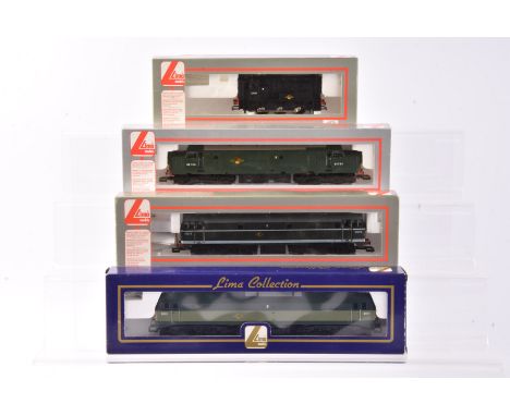 Lima OO Gauge Diesel Locomotives, four boxed examples L205103 D1111, 205019A3 D6704, 205092A1 D5679, all in BR green livery a