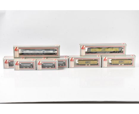 Lima OO Gauge Diesel Locomotives and Goods Wagons, a boxed group comprising 204804A6 Class 59 002 in Yeoman livery together w