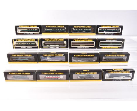 Graham Farish by Bachmann N Gauge BR and Regional Railways Coaching Stock Including Parcel Coaches, a boxed group, comprising