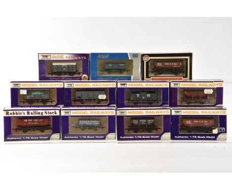 Dapol OO Gauge Hopper and other Wagons, Hoppers, Bell Brothers, British Steel (2), Cleveland, Doorman Long, others, Talyllyn 