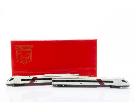 Rivarossi HO Gauge Gold Label 5305 FS light grey and red Class ATR 2-Car Autocar,  with instructions, Ltd Ed certificate 572/