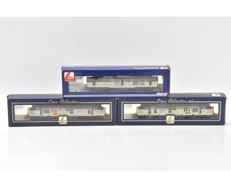 Lima OO Gauge Diesel Locomotives, three boxed Class 37 examples, 204737 Tre Pol and Pen 37 671, 204735A8 Taff Merthyr, 37 702