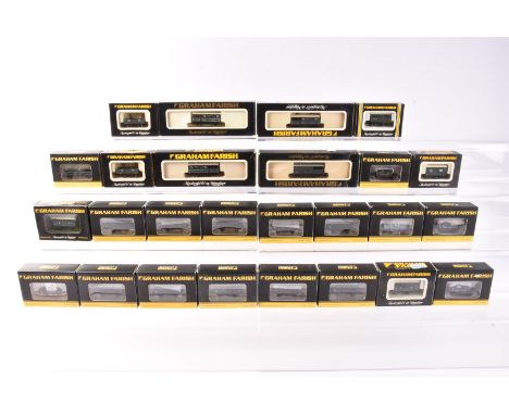 Pre BR Graham Farish and Farish N Gauge by Bachmann Goods Wagons, a boxed collection including GWR Brake vans (4), Dark Grey 