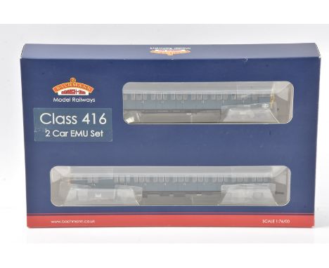 Bachmann OO Gauge 31-375 BR blue Class 416 EPB 6764 2-Car EMU Set,  in original box, E, appears unused, box E