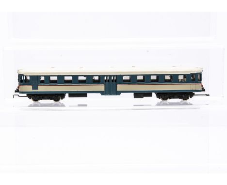 A Rivarossi unpowered Italian State Railways (FS) Diesel Railcar Proving Model, the moulded plastic body detailed and painted