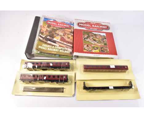 Hatchette OO Gauge 'Your Model Railway Village Collection', comprising 64 unopened boxes/packaging including Track mats, Stat
