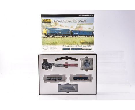 Graham Farish by Bachmann N Gauge Diesel Train Set Newspaper Express, a boxed example 370-065, including Class 24 24077, and 