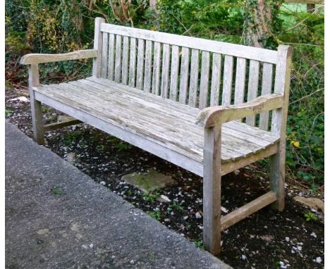 Teak garden bench   Condition: 