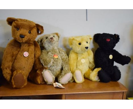 Four Steiff jointed teddy bears   Condition: 